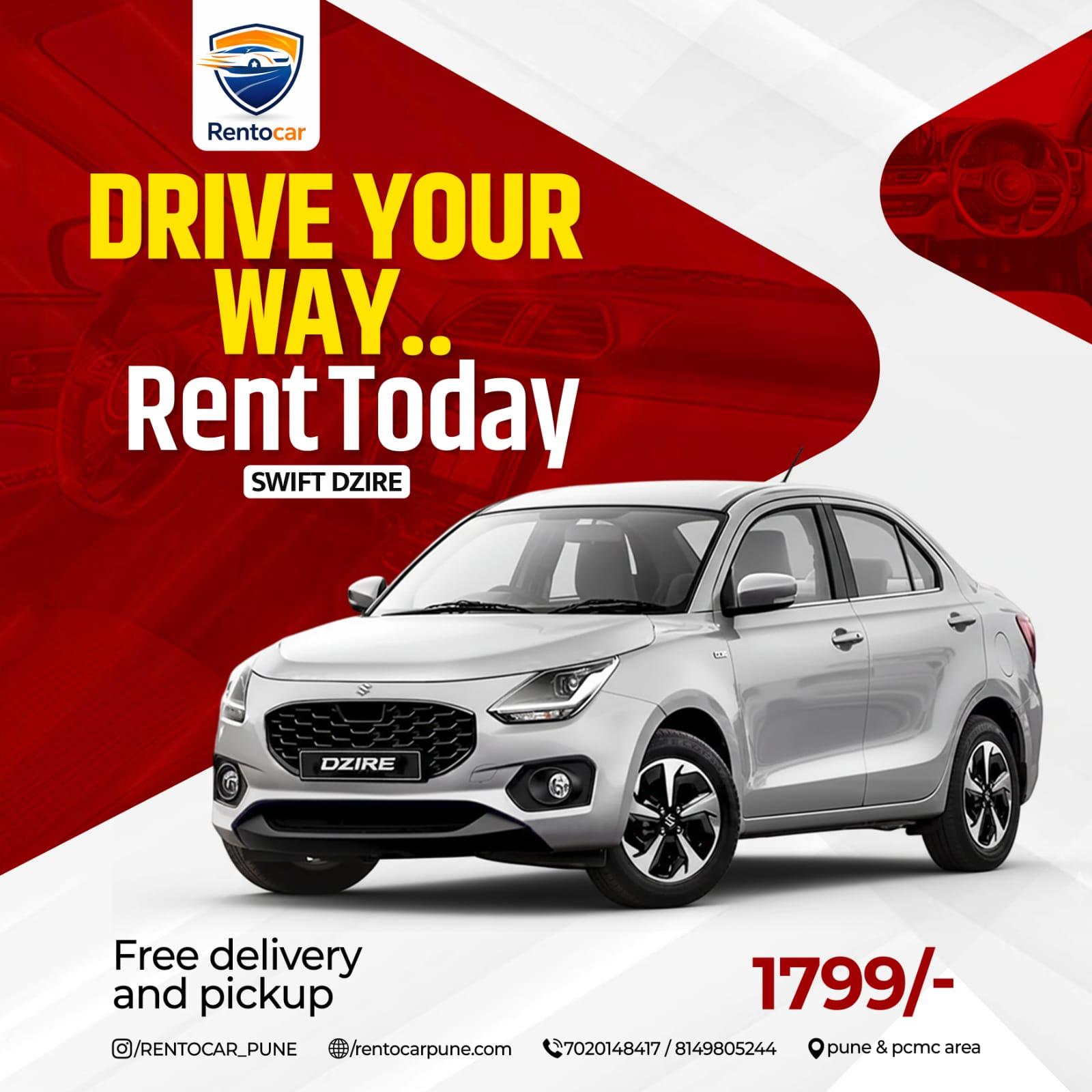 Drive on Your Terms. Rent a Self-Drive Car Today.